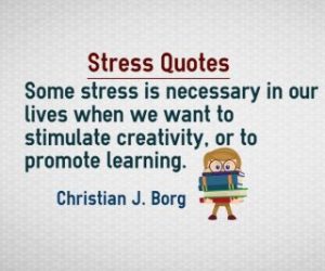 Necessary stress quotes